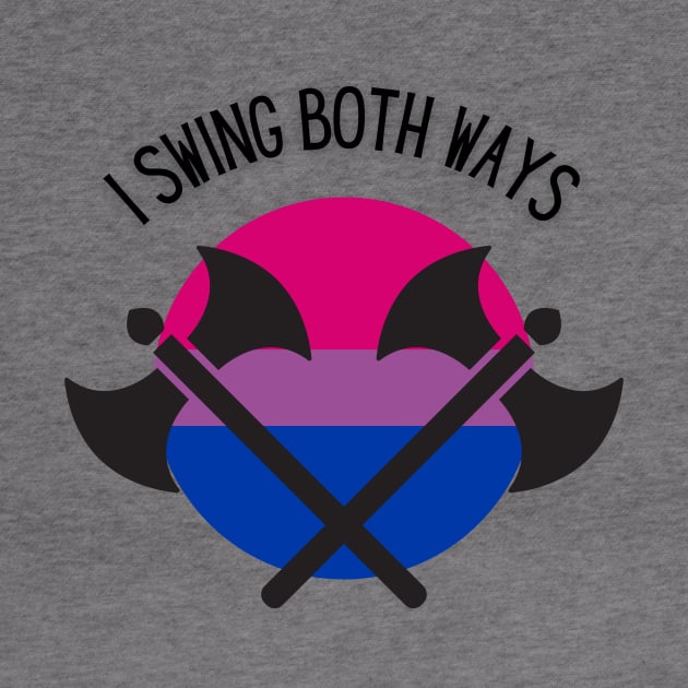 Bi Pride with Axes! by KatherineMcIntyre